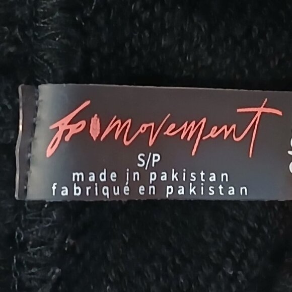 Free People Movement Best Of Cropped Slouchy Jogger Black Size Small - Picture 5 of 8